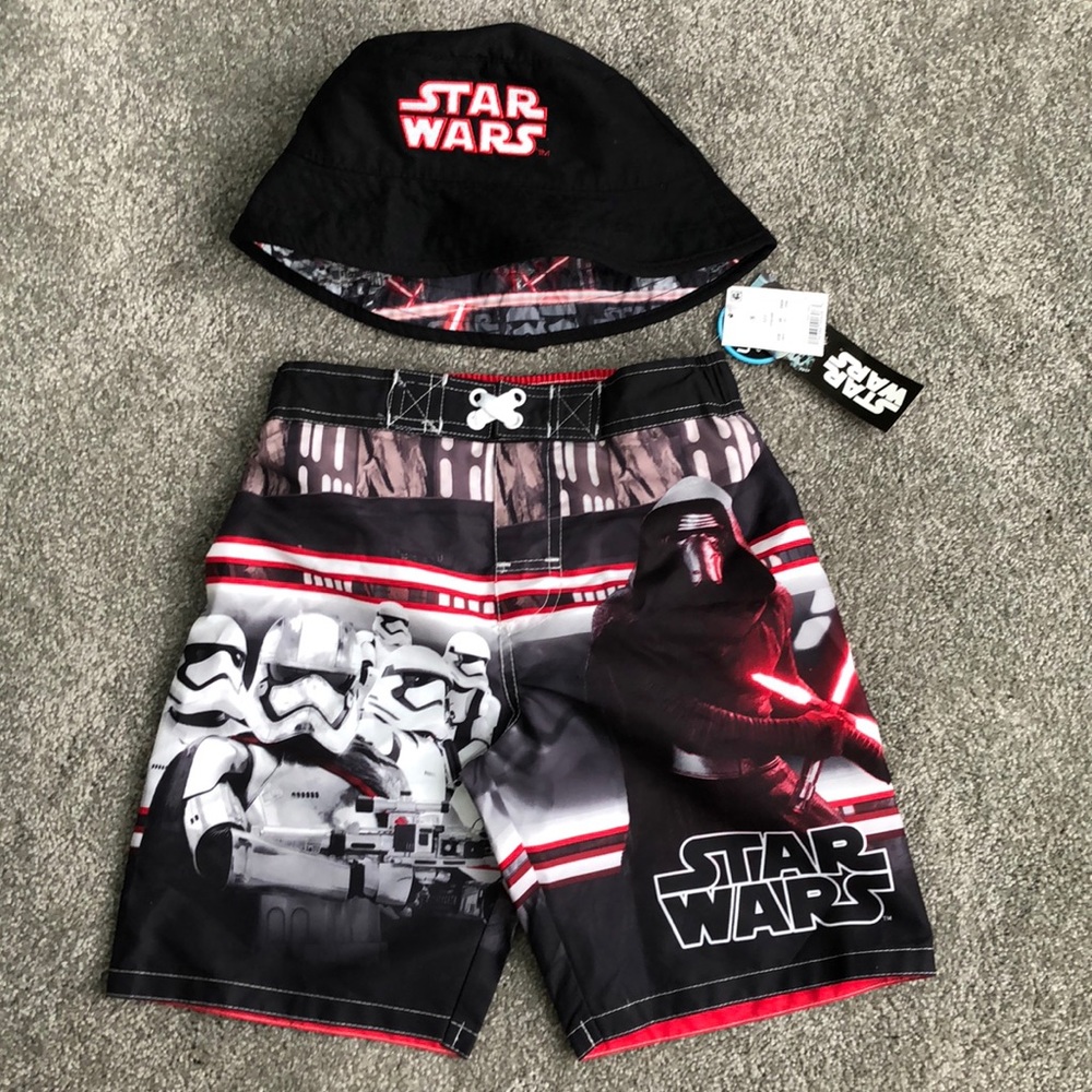 Boy’s Star Wars Trunks & Bucket Hat